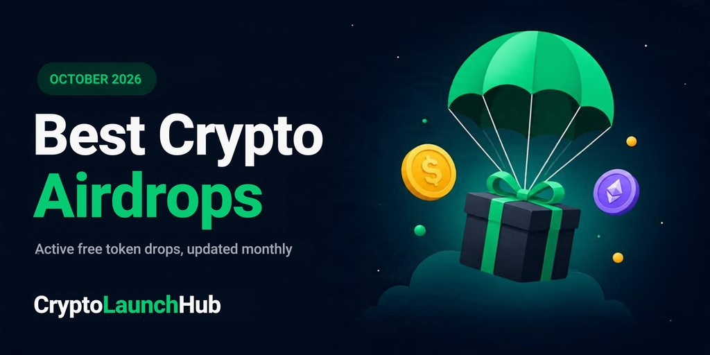 Best crypto airdrops October 2026 on CryptoLaunchHub