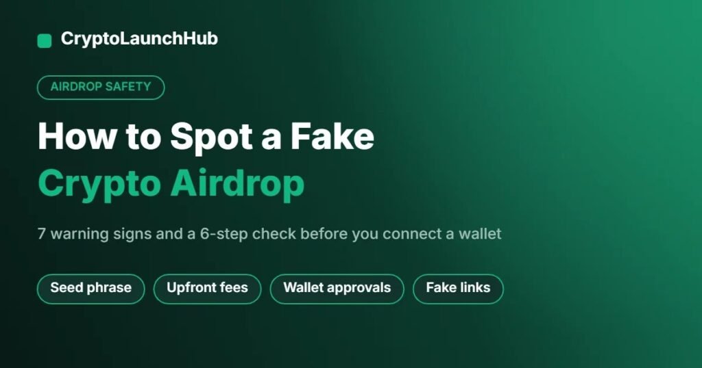 How to spot a fake crypto airdrop: warning signs and safety checks